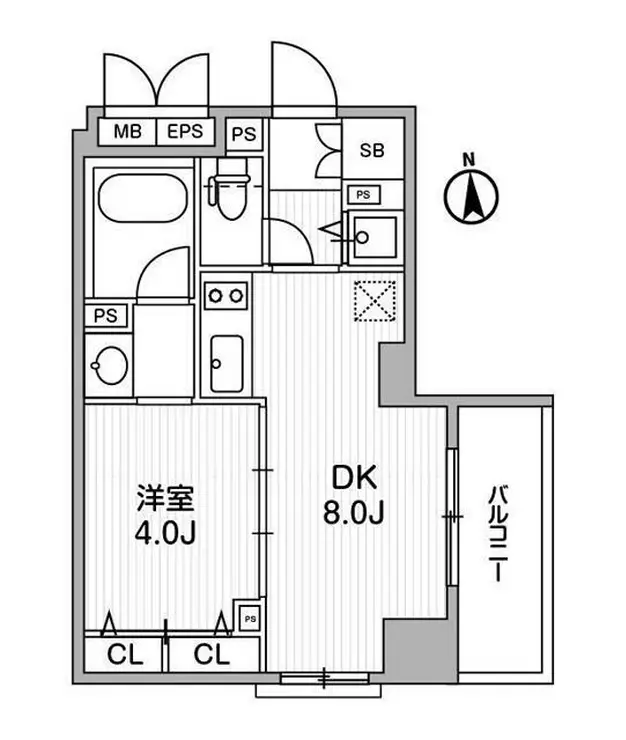 クリオ三田ラ・モード 2階階 間取り