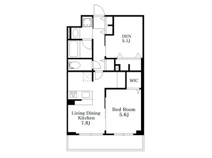 SYMPHONY PARK(1SLDK/5階)の間取り写真