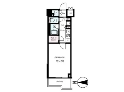 ルーブル板橋区役所前(1K/12階)の間取り写真