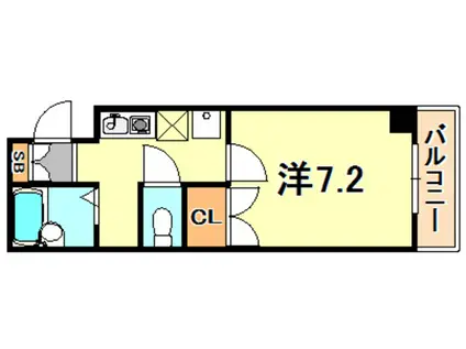 藤橋マンションパート2(1K/2階)の間取り写真