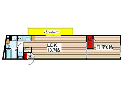 練馬区上石神井3丁目工事(1LDK/3階)の間取り写真