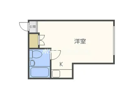 エスオーハイツ(ワンルーム/3階)の間取り写真