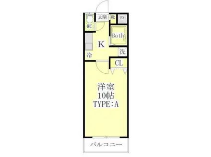 メゾン南昭和A(1K/5階)の間取り写真