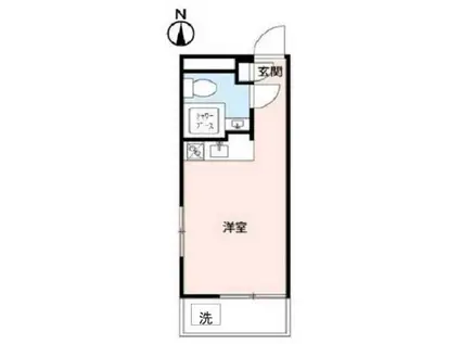 メゾン・ド・サペン(ワンルーム/3階)の間取り写真