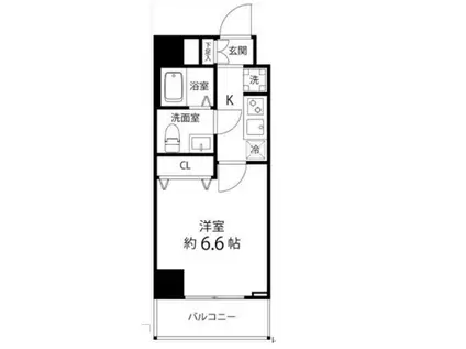 フロンティアコンフォート鶴見市場(1K/3階)の間取り写真
