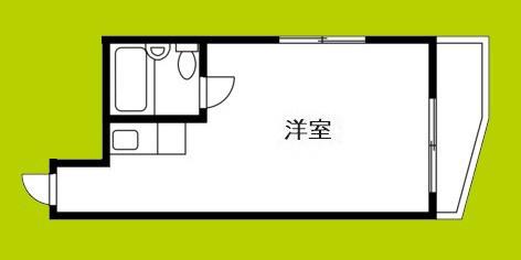 KAISEI上新庄(ワンルーム/3階)の間取り写真