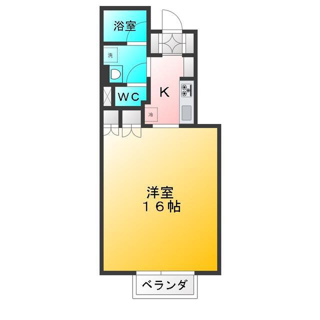 KOMORE-BLDG(ワンルーム/3階)の間取り写真