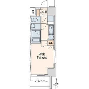 リヴシティ栄弐番館(1K/4階)の間取り写真
