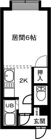 プラザイン南20条(1K/3階)の間取り写真