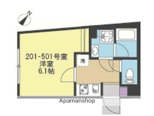 COMFORT YOKOHAMA(1K/4階)の間取り写真