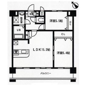 AMONT光成(2LDK/11階)の間取り写真