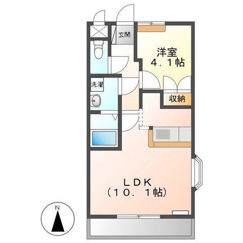 ケイ グランド(1LDK/2階)の間取り写真