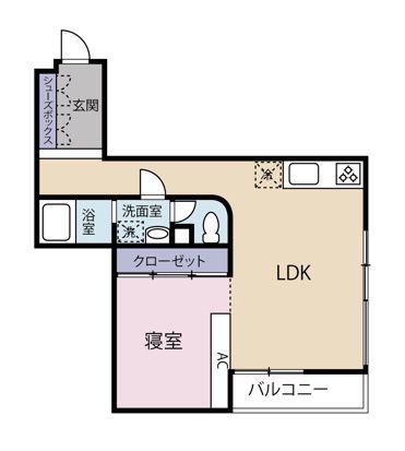 PRATIQUE NISHISUGAMO(1LDK/3階)の間取り写真
