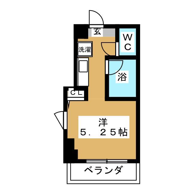 ロイヤルライオンヴィレッヂPART5(ワンルーム/3階)の間取り写真