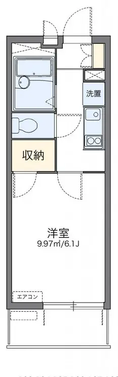 レオパレスラトナ 4階階 間取り
