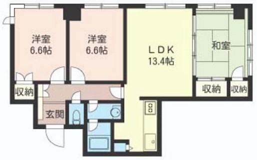グランドメゾン池袋壱番館(3LDK/5階)の間取り写真