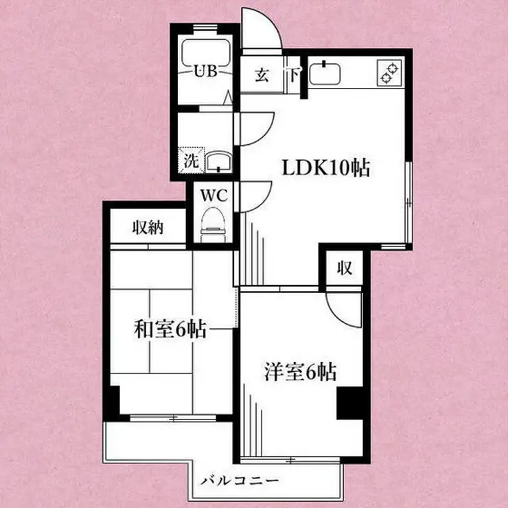 サニーヒルズおいせ坂 4階階 間取り