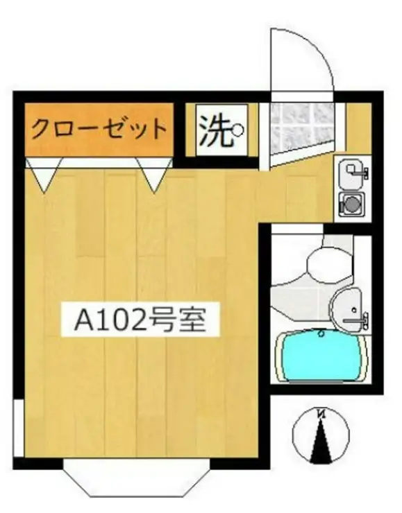 パレット西生田 1階階 間取り