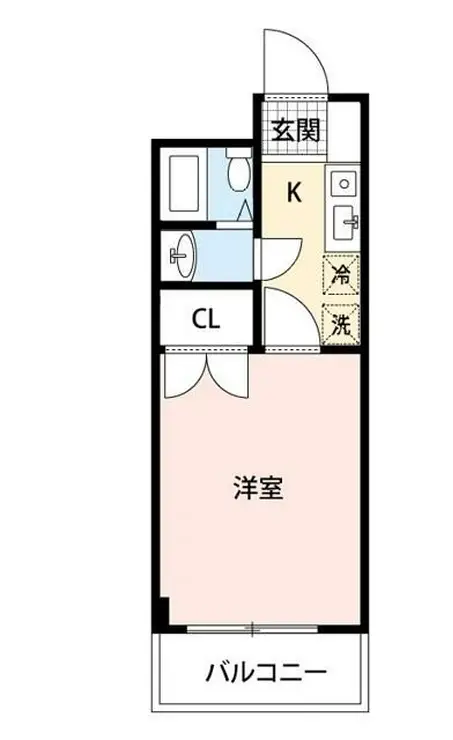 グランデュールアサノ 4階階 間取り