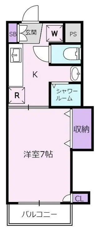 ハイム白雲 4階階 間取り