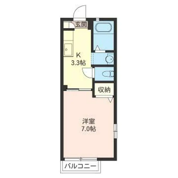 くすのきハウスB 1階階 間取り