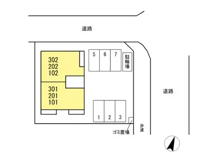 LAULEA(2LDK/1階)の間取り写真