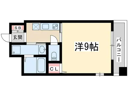 WILL DO 新大阪(1K/11階)の間取り写真