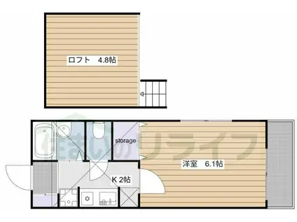 IMG CO-PO 6(1K/1階)の間取り写真