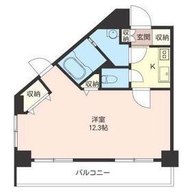 LASANTE品川シーサイドI(1K/5階)の間取り写真