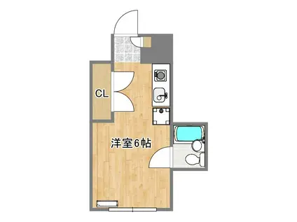 JAWA BLD(ワンルーム/5階)の間取り写真