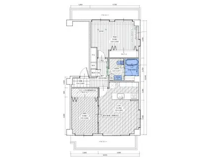 ヴィラロイヤル文京西片(2LDK/10階)の間取り写真
