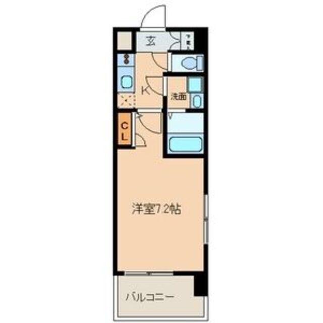 UURコート名古屋名駅(1K/10階)の間取り写真