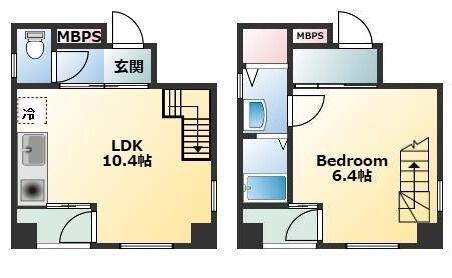 イル ジラソーレ(1LDK/3階)の間取り写真