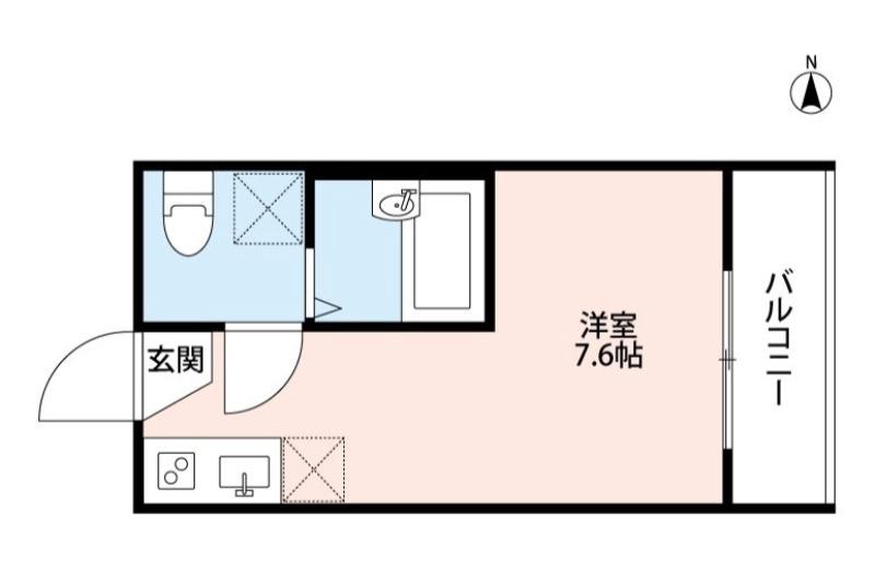 CUORE KAMATA(ワンルーム/3階)の間取り写真