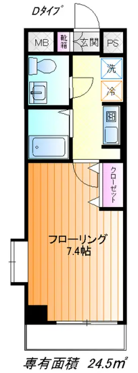 パトリア桜ヶ丘 3階階 間取り