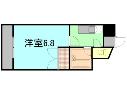 MEハイツ(1K/2階)の間取り写真