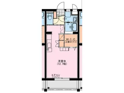 昭栄町NKマンション(ワンルーム/4階)の間取り写真