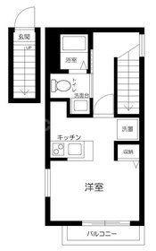 ピオーネ新小岩(ワンルーム/3階)の間取り写真