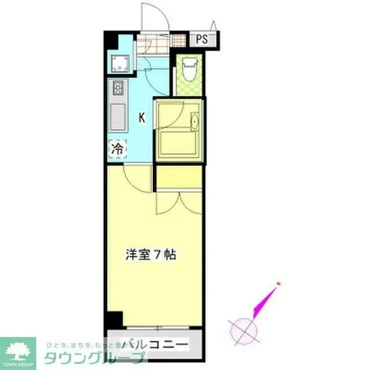 エトワール多摩川 3階階 間取り