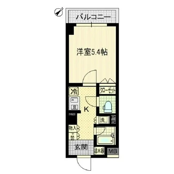 エスティメゾン川崎 10階階 間取り