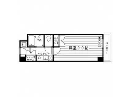 学生会館 UNI EMEAL 京都伏見(1K/5階)の間取り写真