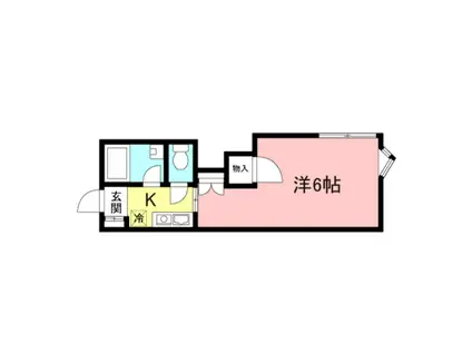 マイライフ横浜(ワンルーム/1階)の間取り写真