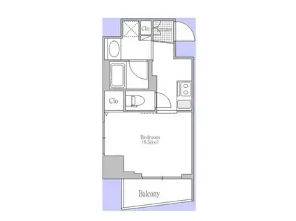 新神保町ビル(1K/4階)の間取り写真