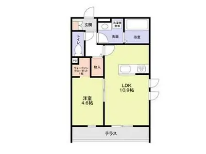 BELL FEMME SATO(1LDK/3階)の間取り写真