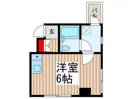 ベルトピアマツド第7(ワンルーム/4階)の間取り写真