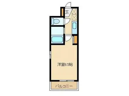 ビレッジ・ST(1K/2階)の間取り写真