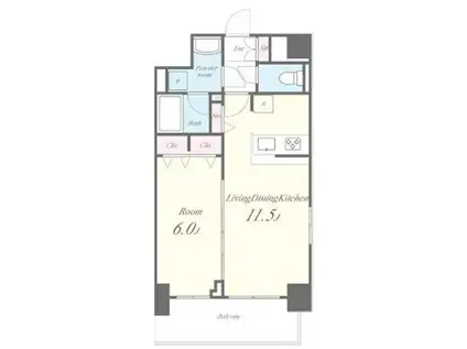 NOAHS ARK (1LDK/4階)の間取り写真