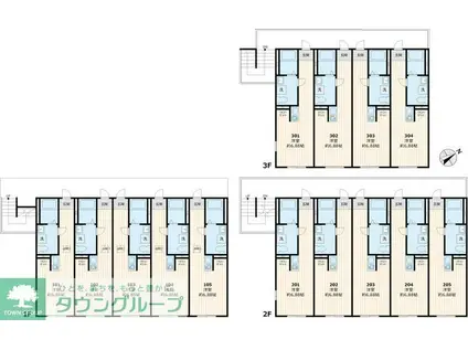 スターアライズ横濱六浦(ワンルーム/3階)の間取り写真