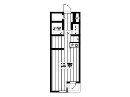 MS一番町ハイツ(ワンルーム/7階)の間取り写真