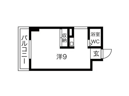ビトック太閤ビル(ワンルーム/3階)の間取り写真